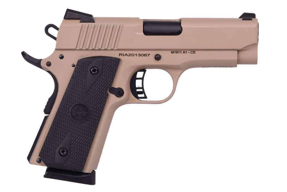 Handguns Rock Island Armory M1911 CS FDE 45ACP M1911-A1 CS TACT 45ACP FDE • FLAT DARK EARTH CERAKOTE • Model: M1911 CS FDE